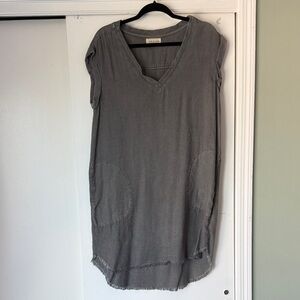 Cloth & Stone Charcoal Knit Midi Dress – Women’s Size M